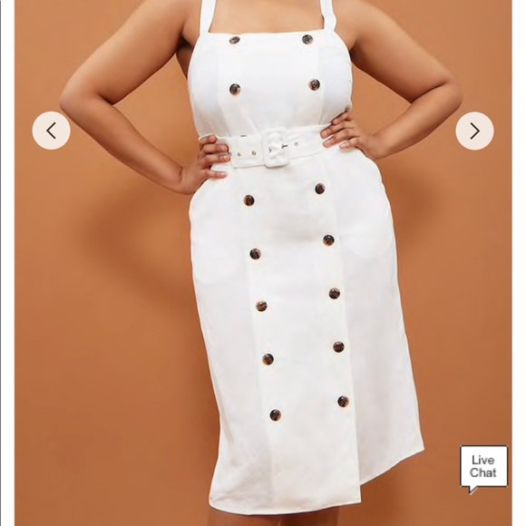 ❌Sold DOUBLE BREASTED CAMI DRESS - Picture 2 of 7